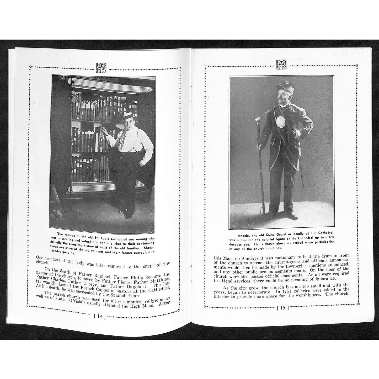 1938 St. Louis Cathedral New Orleans Ursuline Convent Brochure 46pp VGC Scarce