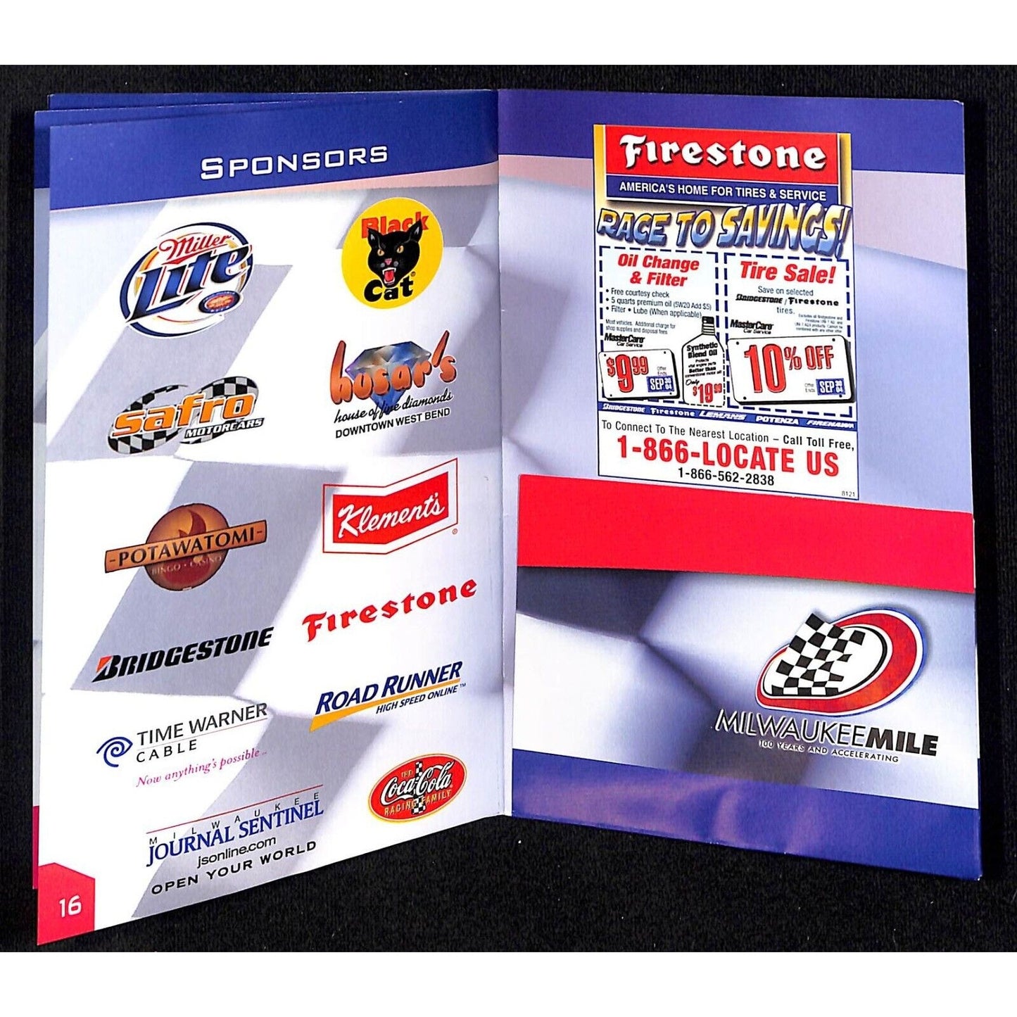 2004 Milwaukee Mile Track Information Guide 12pp VGC NOS