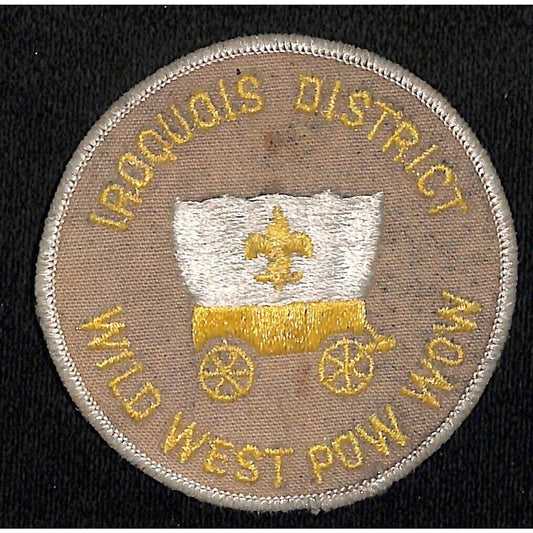 Boy Scouts BSA c1960 Iroquois Wild West Emb. Patch Scarce