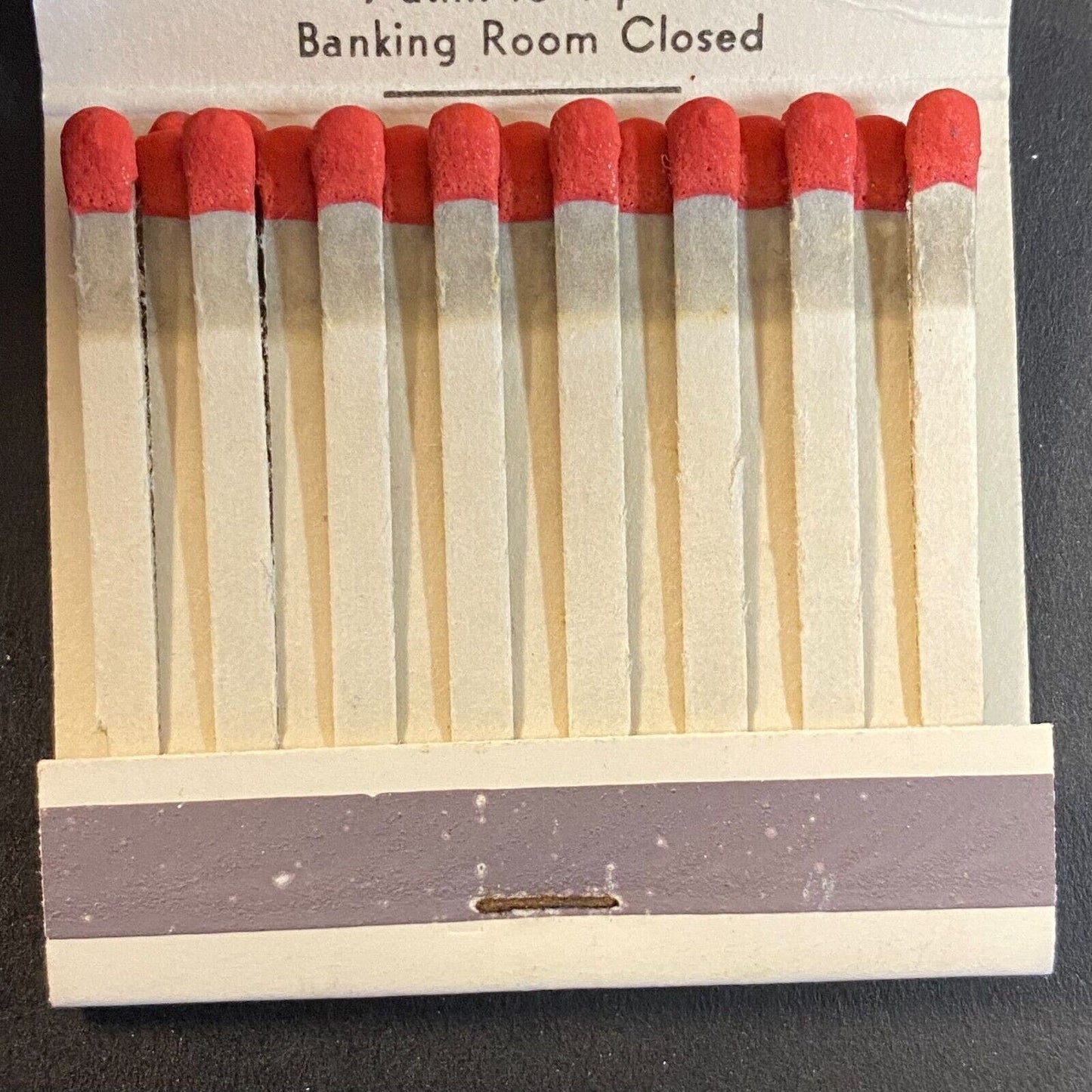 First Trust and Savings Bank Glenview, IL c1960's-1973 Full Matchbook VGC