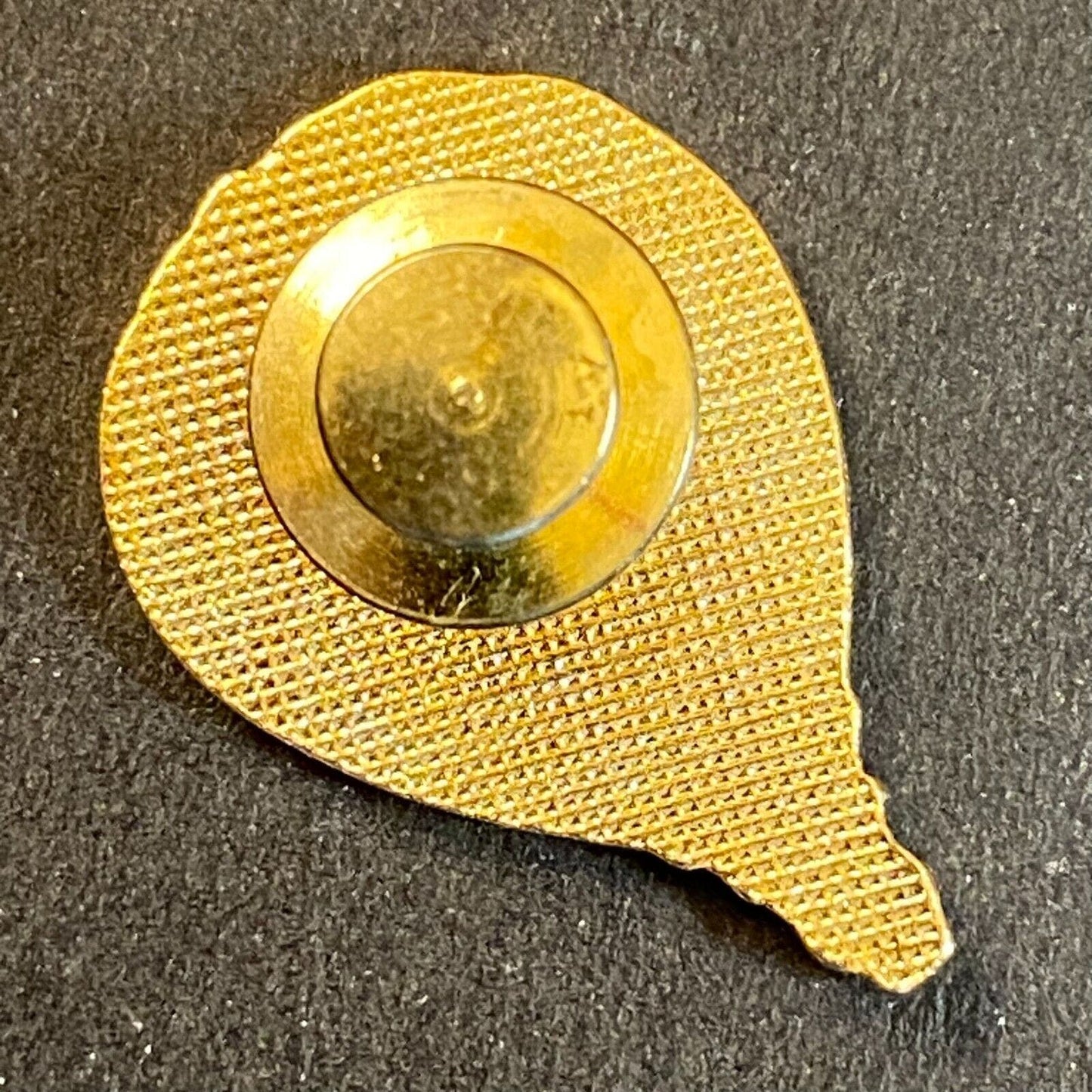 Illinois State Fair Enameled Lapel Pin Yellow Hot Air Balloon 25mm VGC