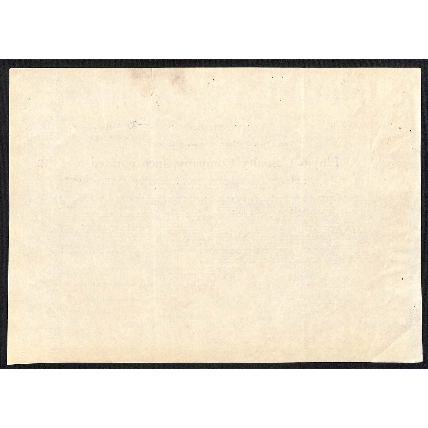 Lloyds Casualty Company NY 1930 Script Certificate