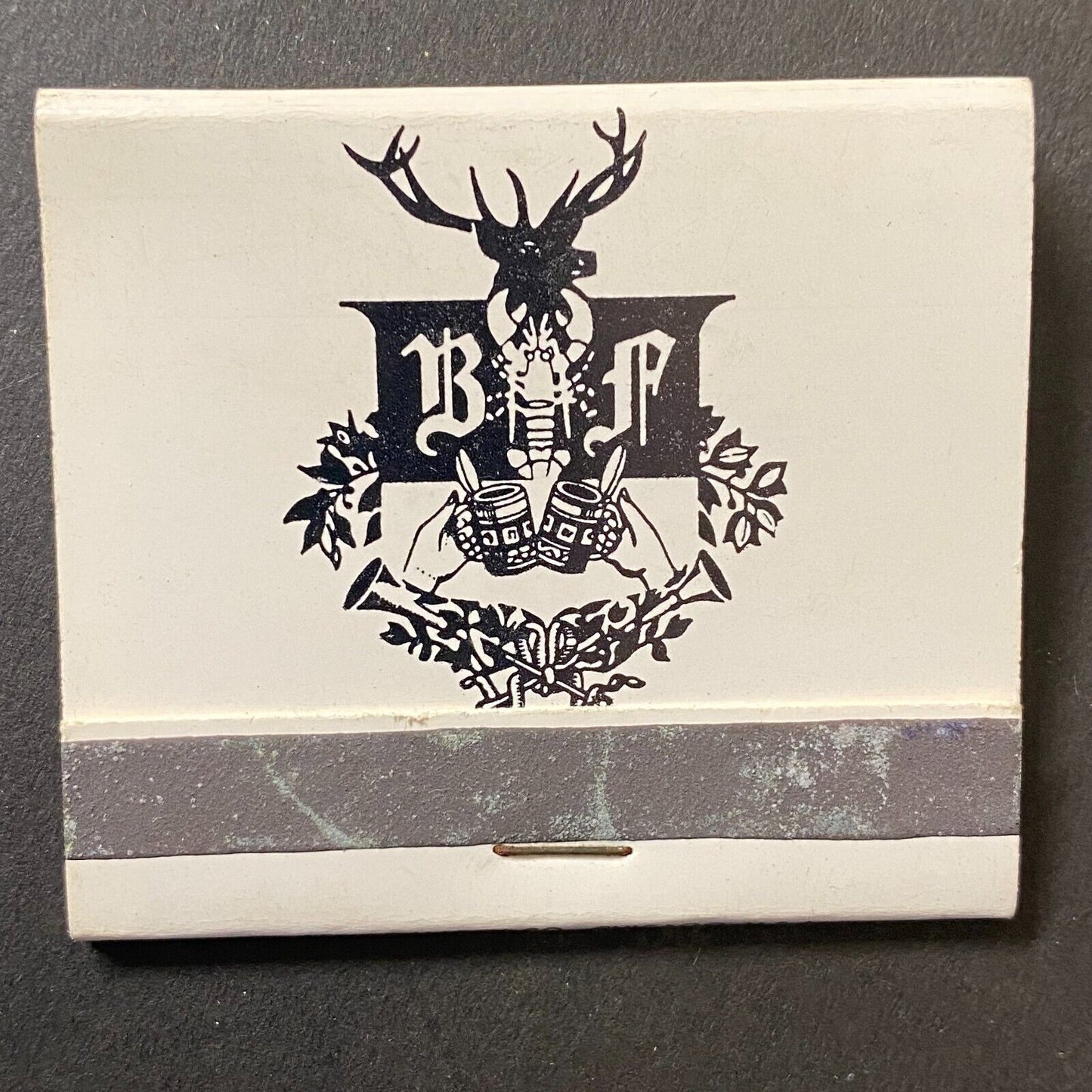 "The Black Forest" Restaurant North Clark St. Chicago Full Matchbook c1960's-74