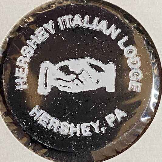 Hershey Italian Lodge Hershey, PA c1970-80's Plastic "G/F One Cocktail" Token