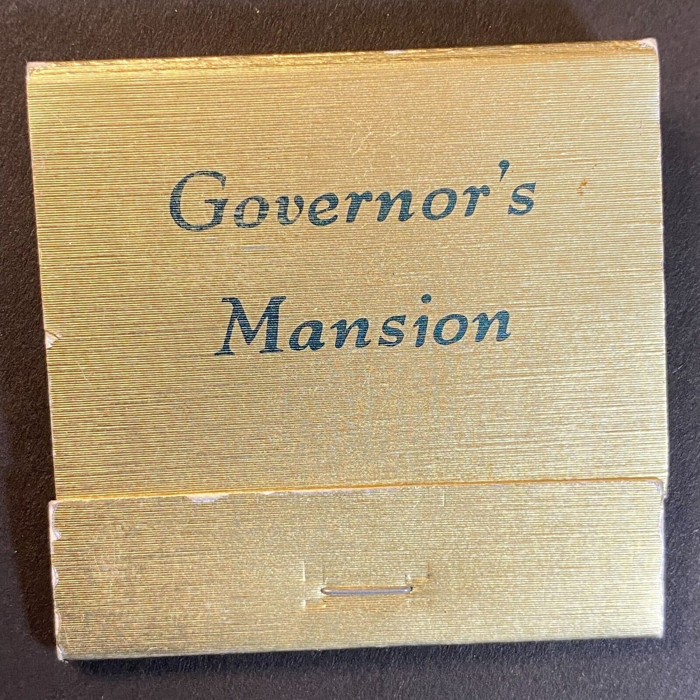 John D. Rockefeller IV WV Governor's Mansion Full Matchbook c1977-85 Scarce