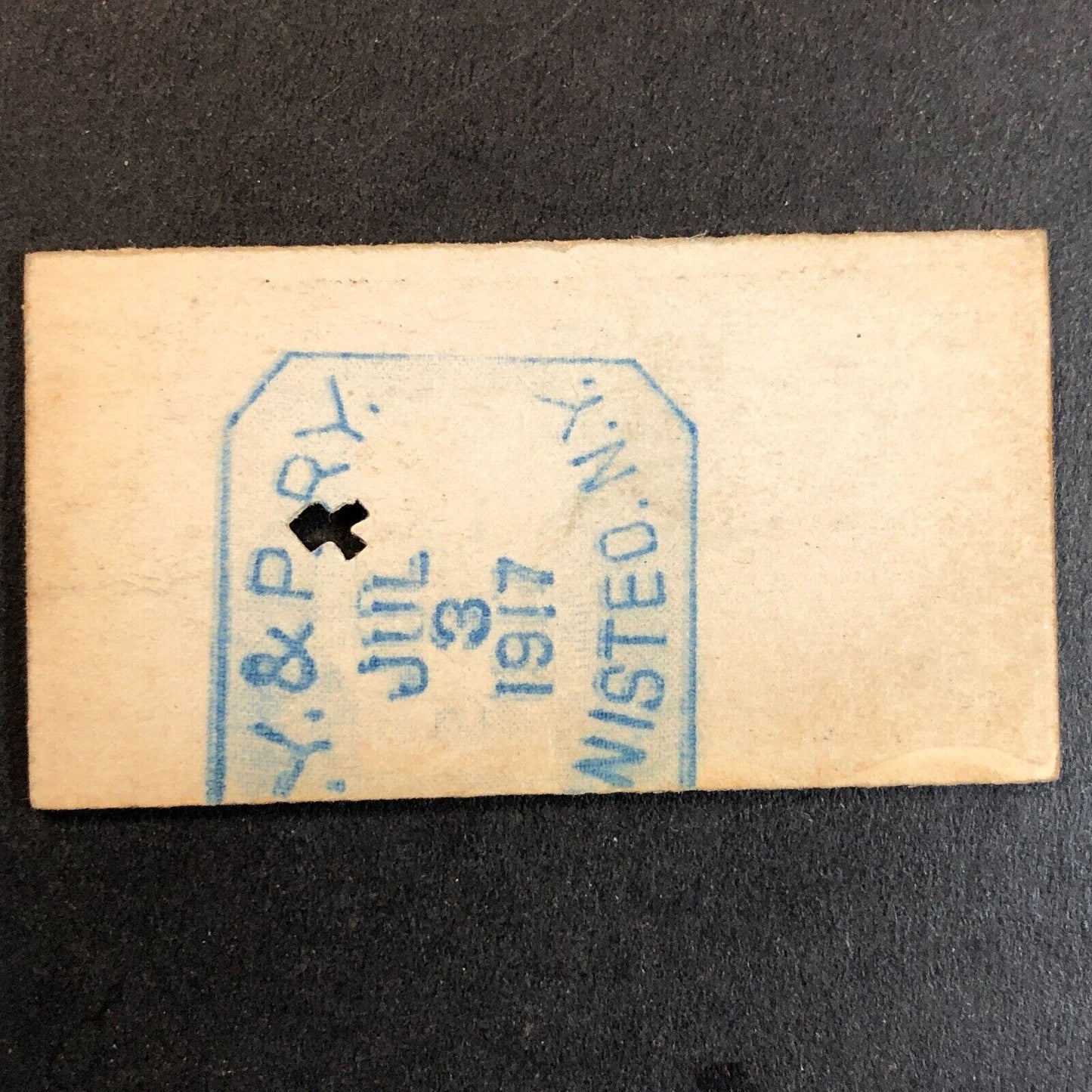 New York & Pennsylvania Railroad July 3 1917 Genesee, PA Ticket #10720