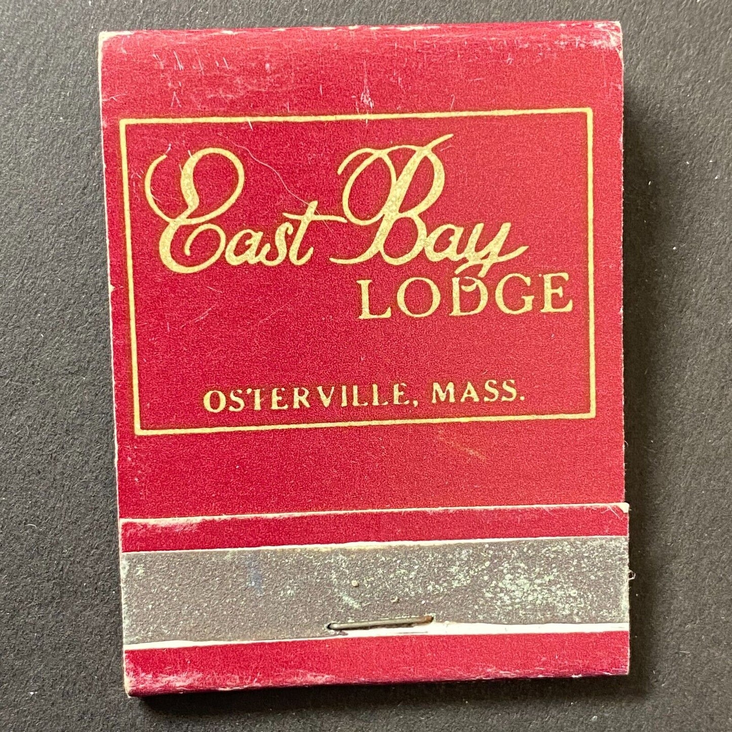 East Bay Lodge Osterville, MA Full Matchbook c1965-74 Scarce