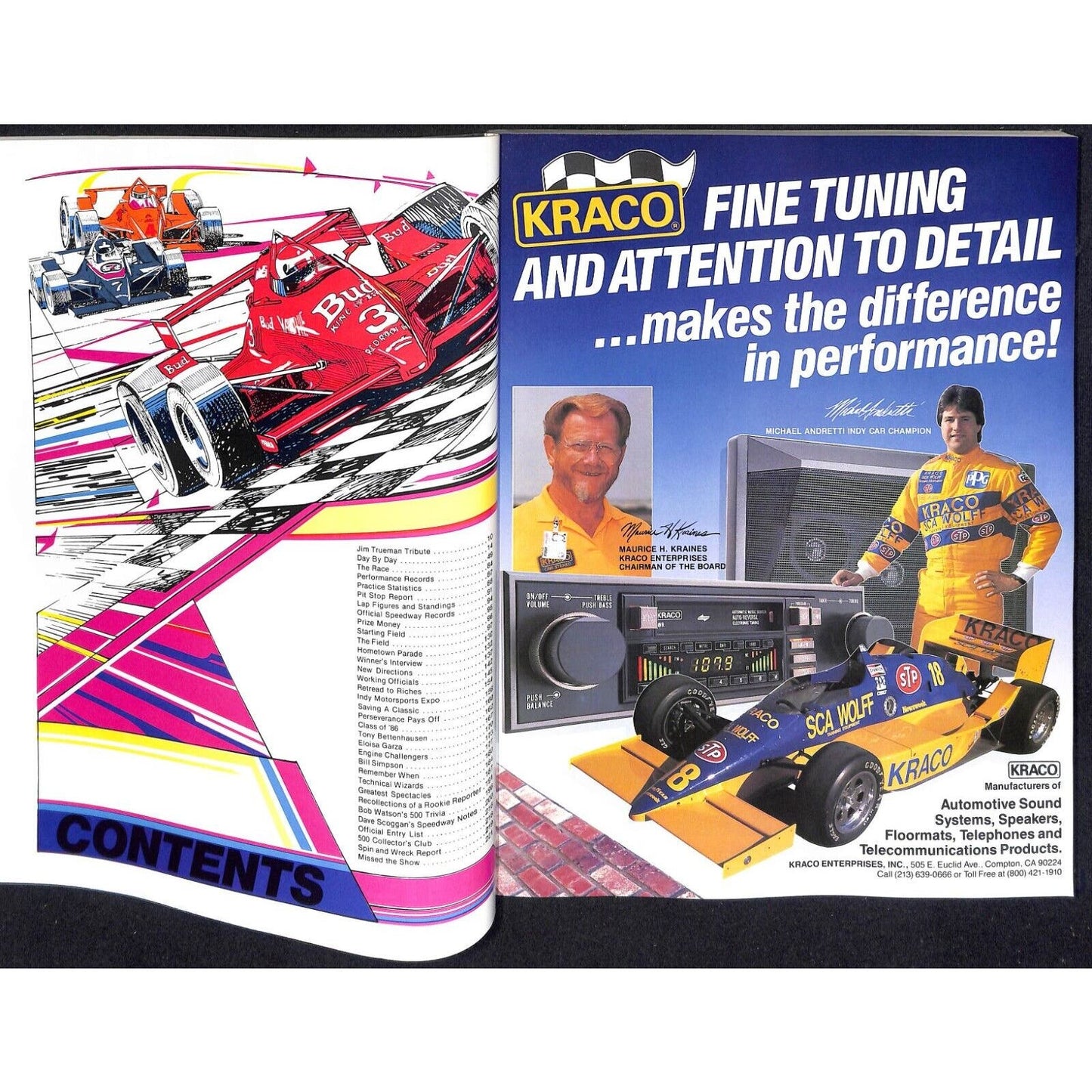 1986 Hungness Indianapolis 500 Yearbook Racing VGC 223pp 1lb 6oz