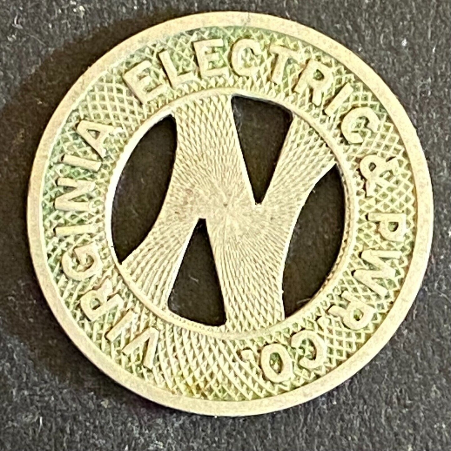 Virginia Electric & Pwr. Co. Norfolk One Fare Transit Token 16mm