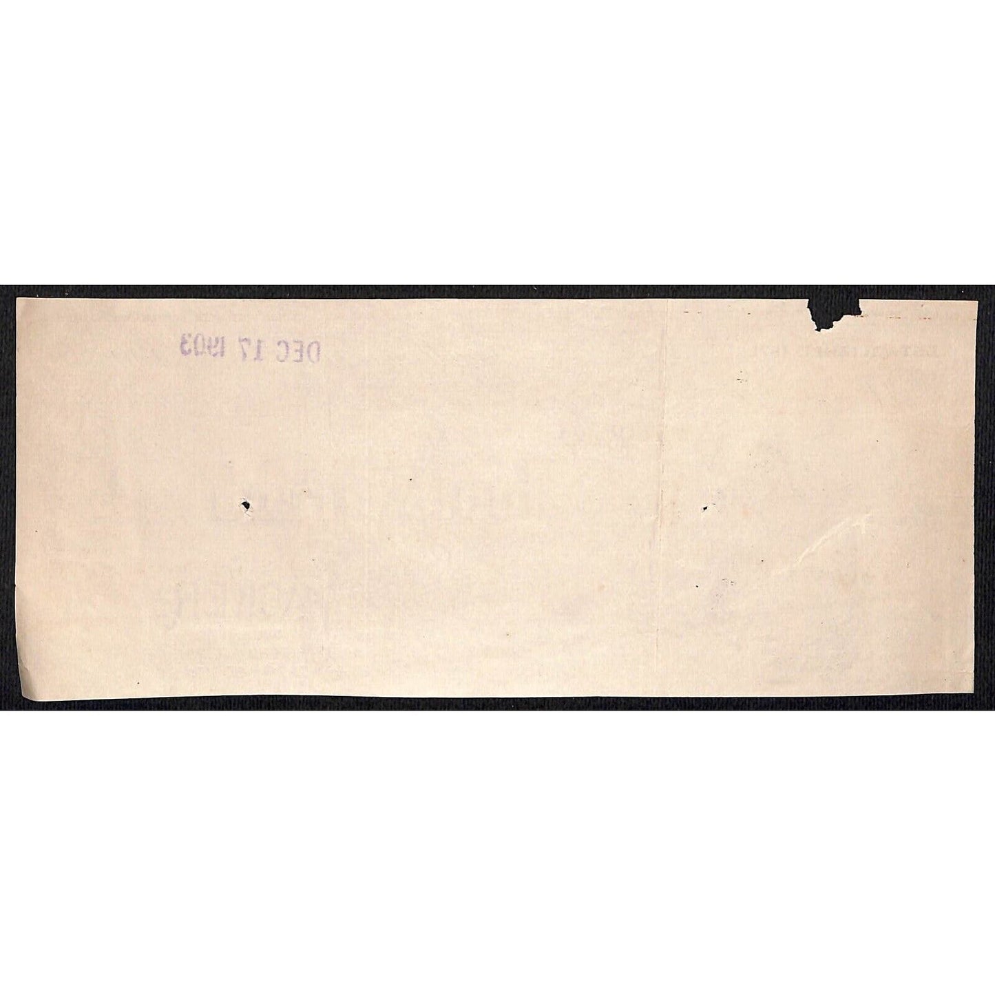 Louis Grebb Oyster Fruit Baltimore Hutchinson Decorah, IA* Cut 1903 Billhead