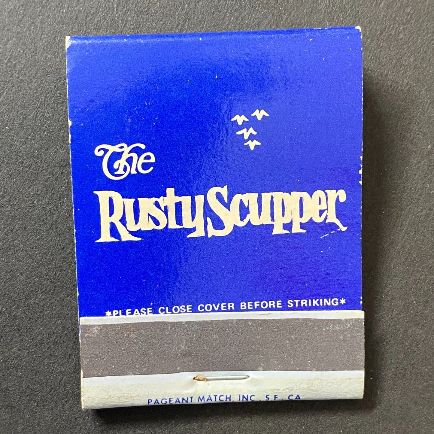 The Rusty Scupper Restaurant Full Matchbook c1968-74