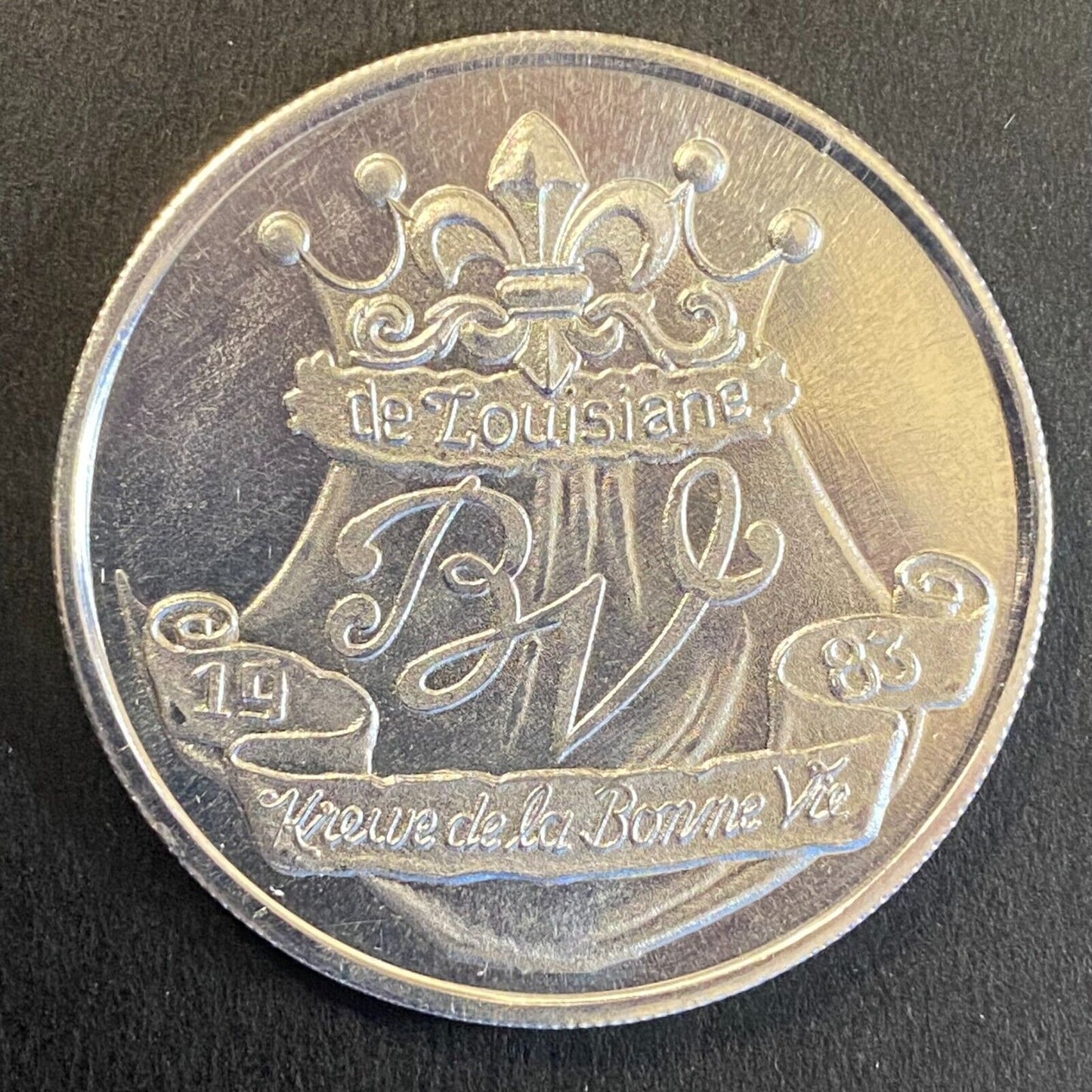 La Bonne Vie's Undersea Fantasy 1983 Mardi Gras Doubloon Alum 39mm