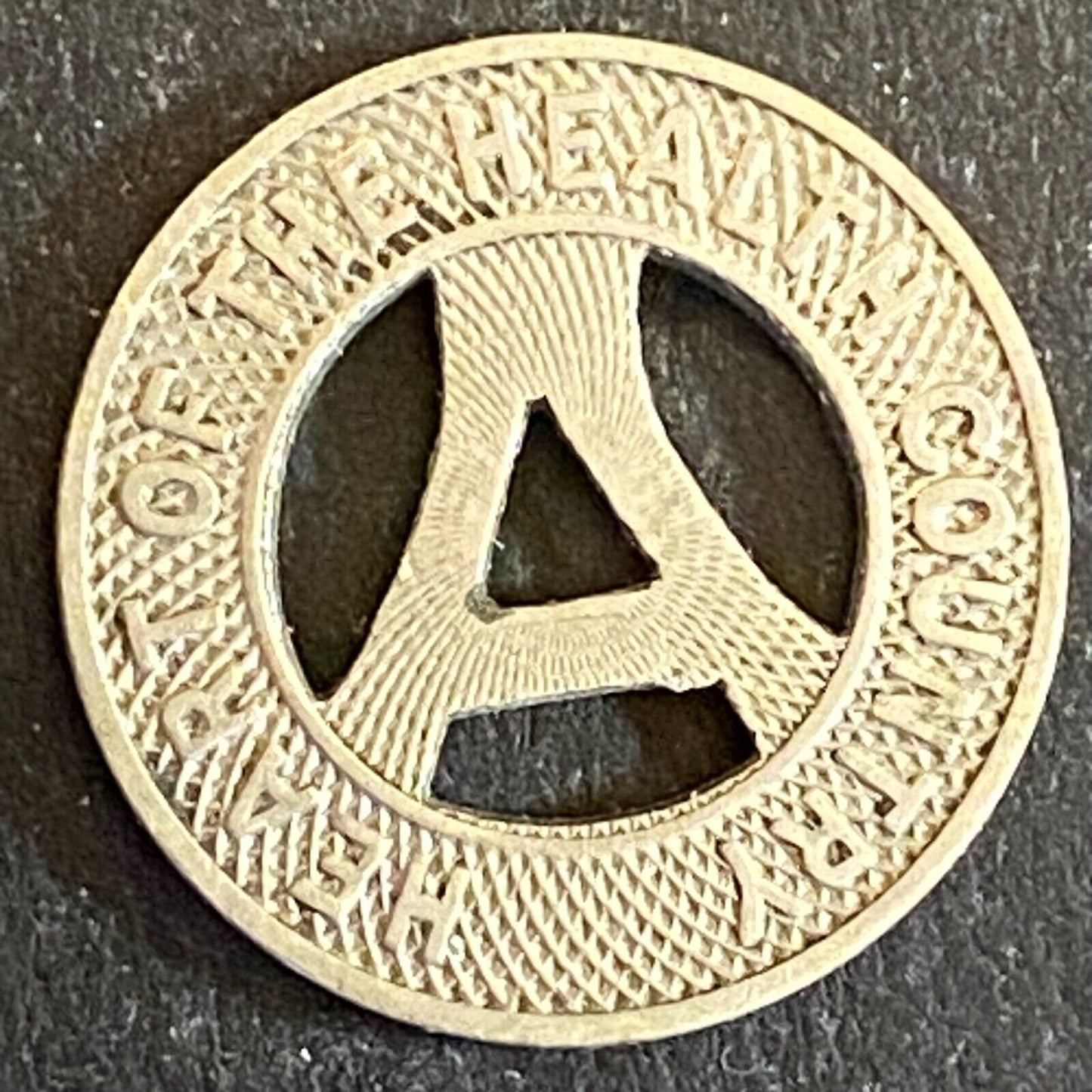 Albuquerque Bus Co. "Health Country" Transit Token 16mm VGC Hanging "A" (#26)