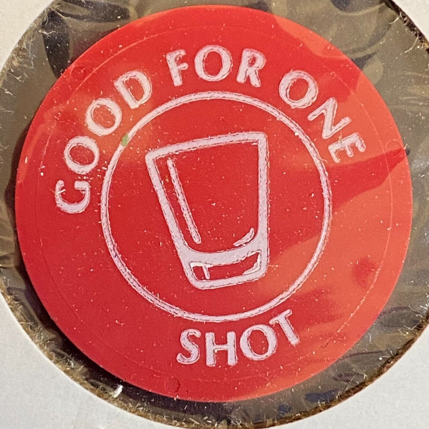 Masontown, PA American Legion Post 423 c1980's Plastic Token "G/F One Shot"