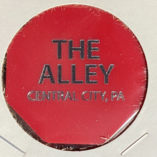 Central City, PA "The Alley" (Bar) Hexagon Plastic Token G/F One Top Mix