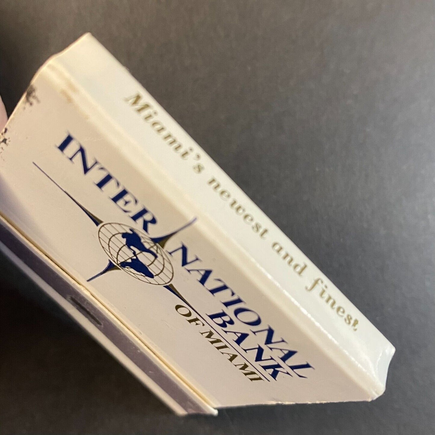 International Bank of Miami Full Matchbook c1960's-73 VGC Scarce