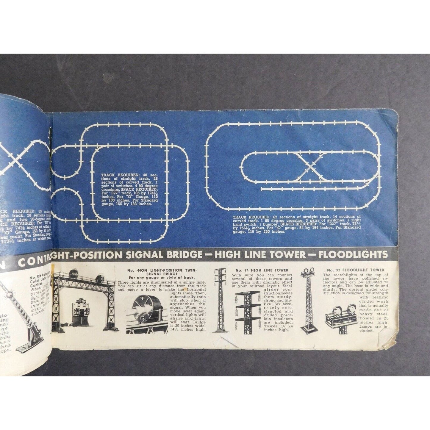 1937 Lionel "Track Layouts" Booklet 18 pgs - Terrible Condition