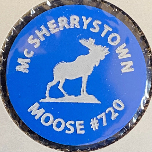 McSherrystown, PA Moose #720 c1980's Plastic Token Drinks "Mixed Drink"