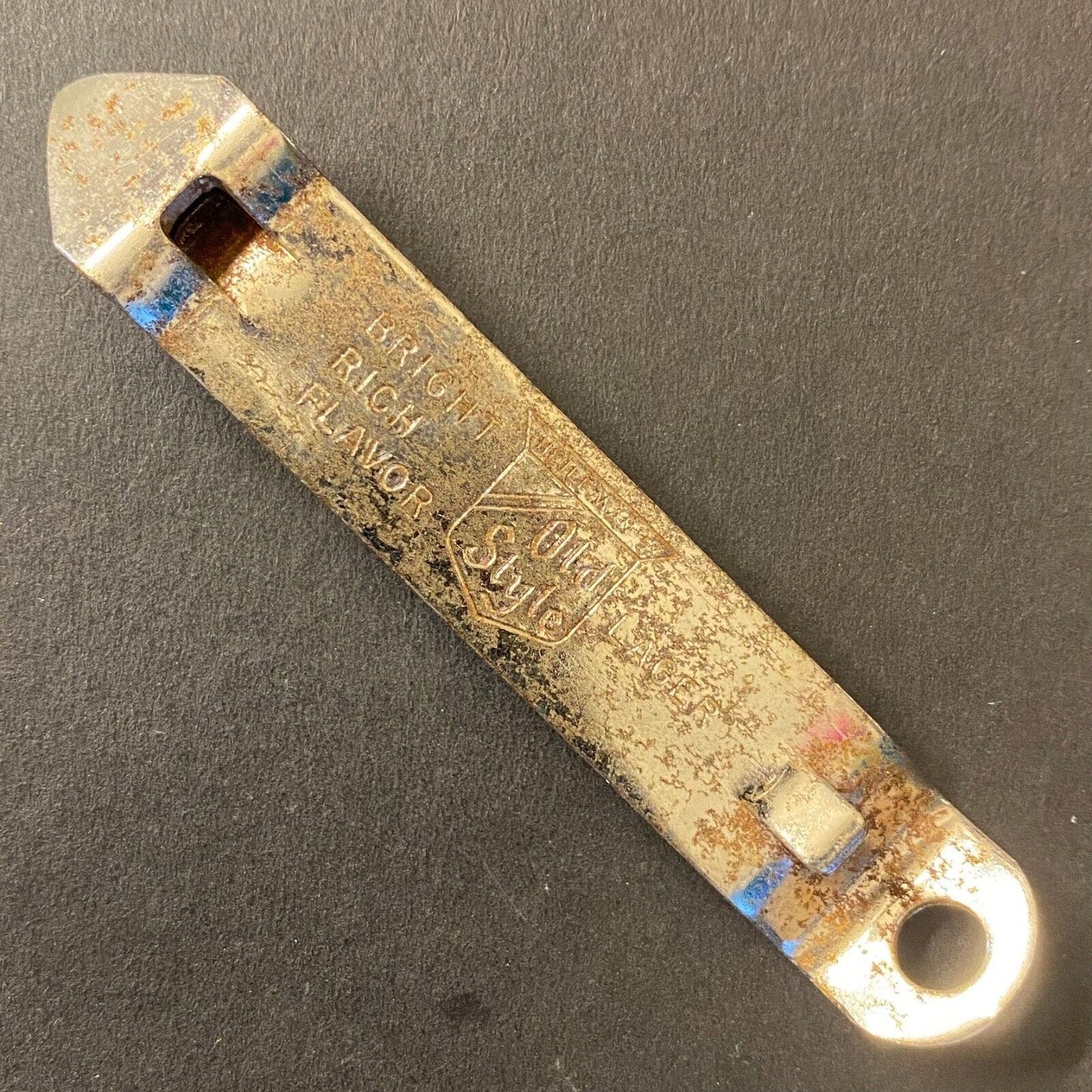 Heilman's Old Style Lager Vintage Small Steel Can Bottle Opener 3 1/4"