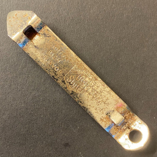 Heilman's Old Style Lager Vintage Small Steel Can Bottle Opener 3 1/4"
