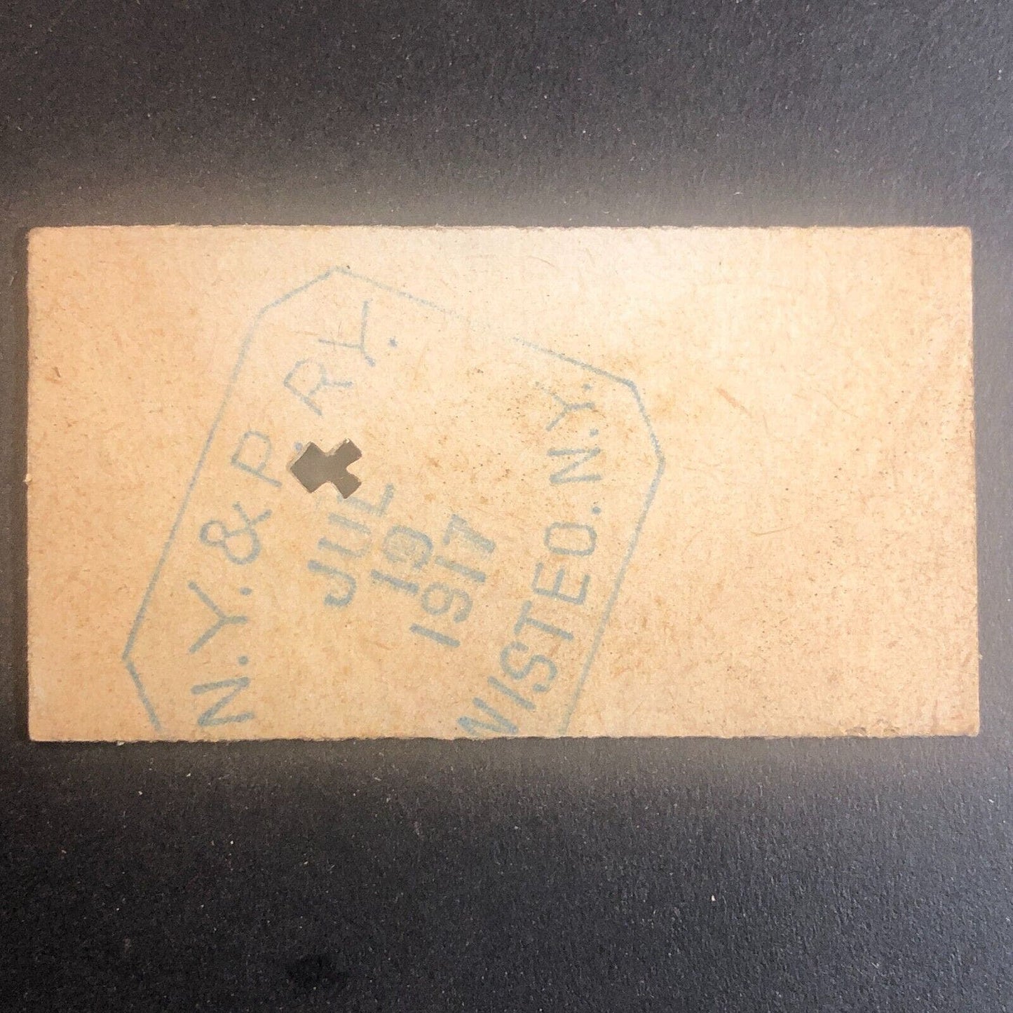 New York & Pennsylvania Railroad July 19 1917 Greenwood, NY Ticket #53573