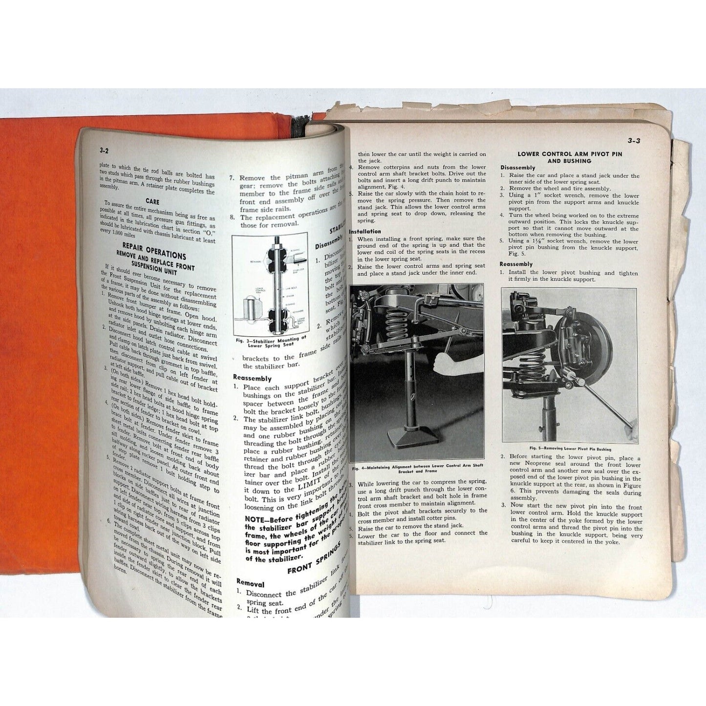 1942 Chevrolet shop Manual 200+pp 1 3/4 lbs. Detached Cover
