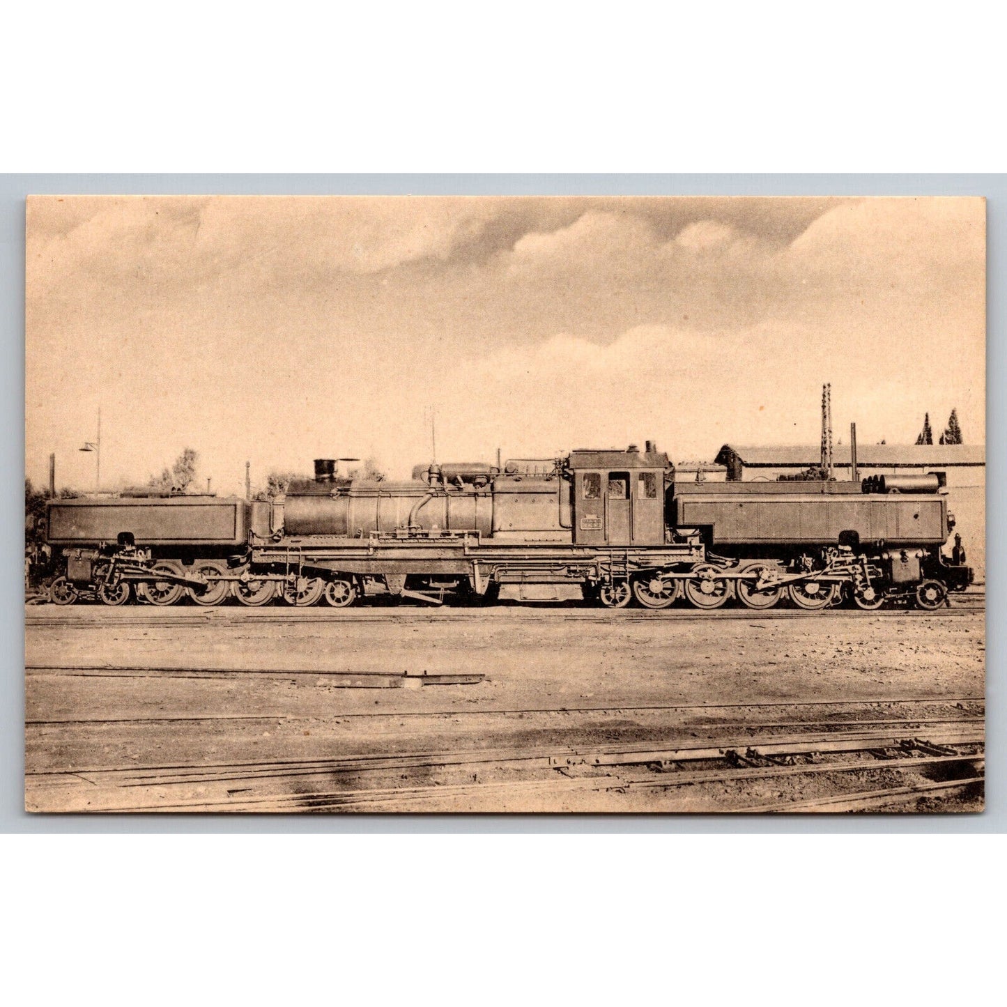 French Railroad RPPC* Postcard Articulated Locomotive Type 2D1-ID2 c1900 H.M.P.