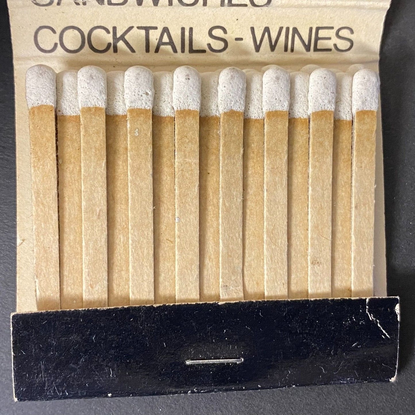 The Fireplace Inn / Restaurant Chicago Full Matchbook c1974-80's