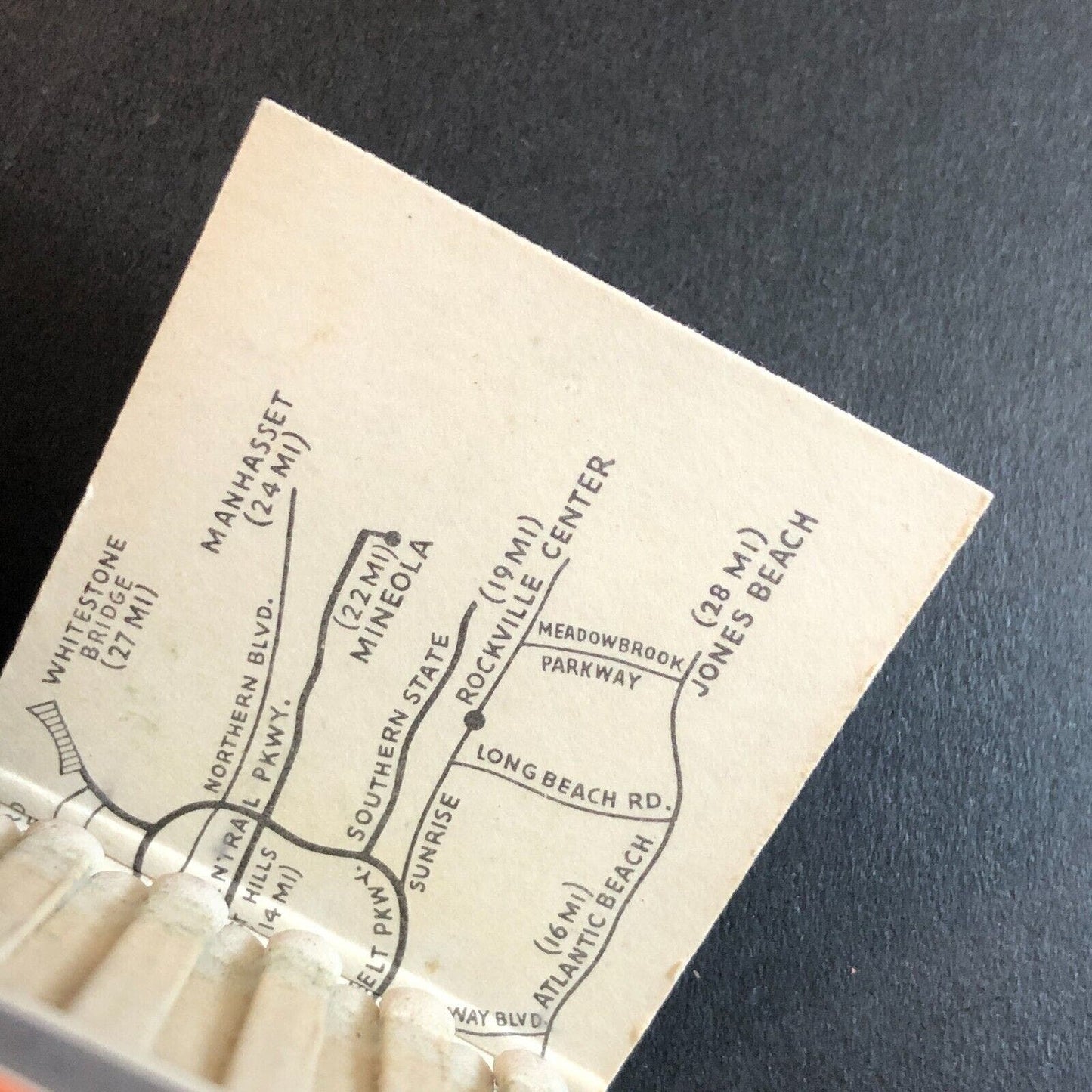 Lundy Bros. Restaurant & Clam Bar Sheepshead Bay Full Matchbook c1950's-60's