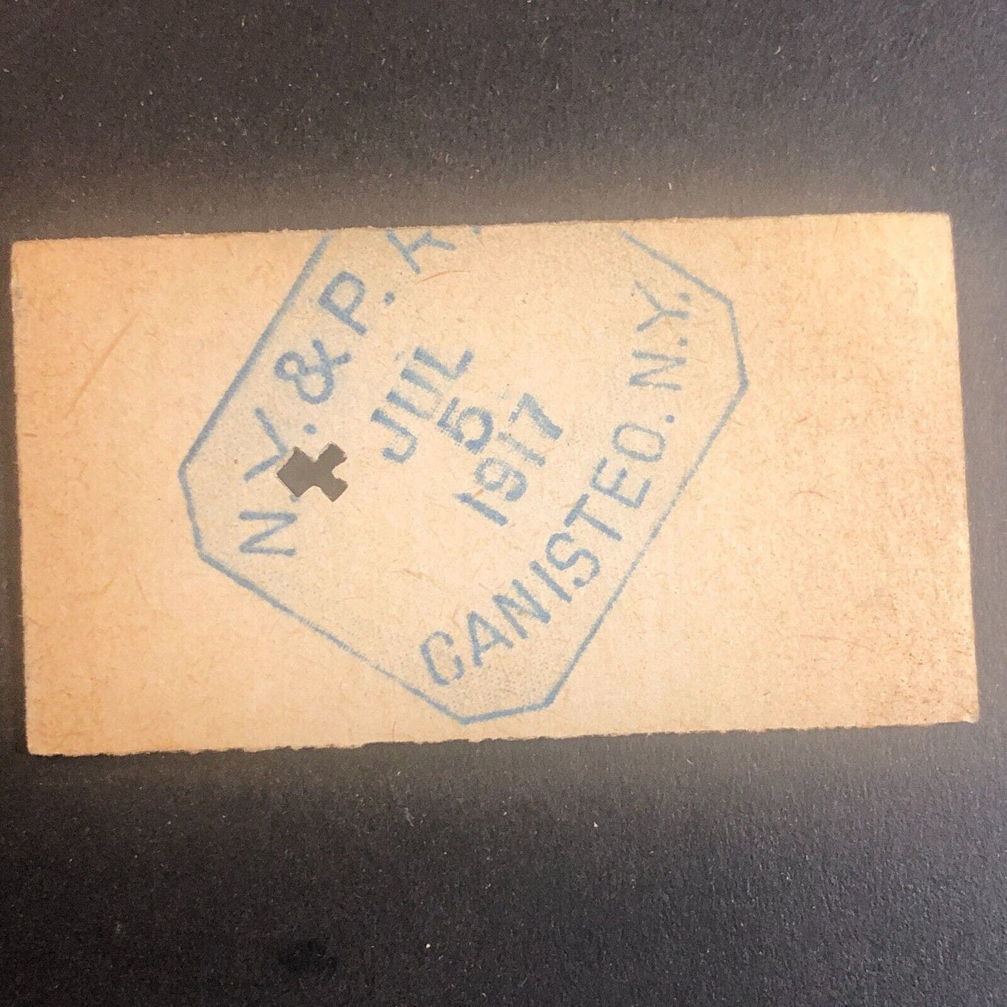 New York & Pennsylvania Railroad July 5 1917 Rexville, NY Ticket #30205