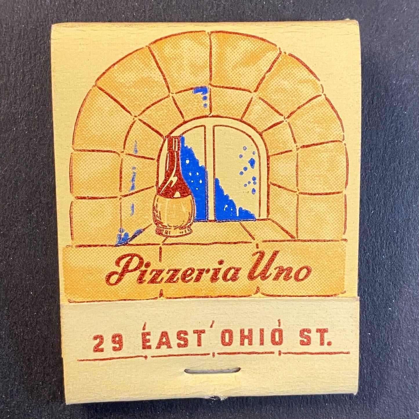 Pizzeria Uno (1st Location) Chicago c1943-50's Full Matchbook Scarce VGC