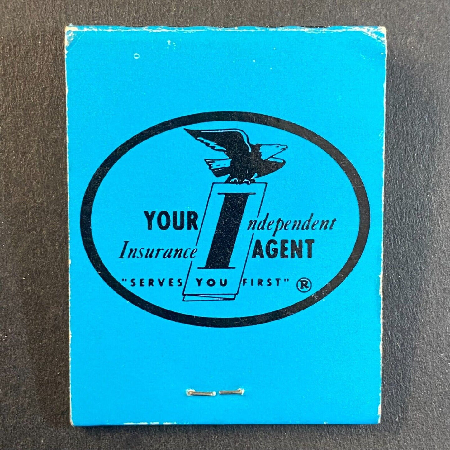 Butte, MT Eddie Thomas Insurance Agency Full Matchbook c1960's-73 VGC