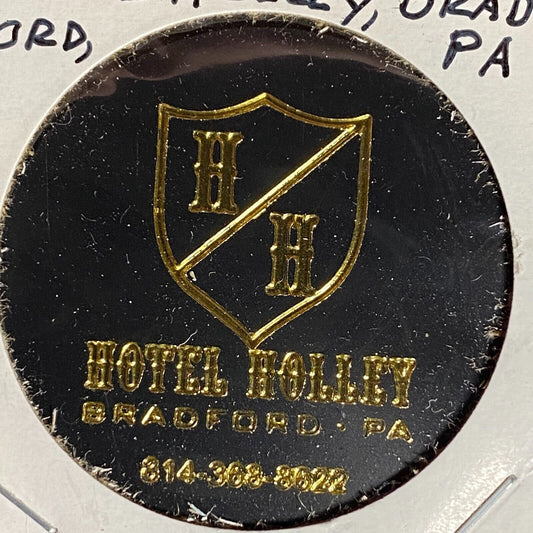 Bradford, PA Hotel Holley Plastic Token G/F One Drink