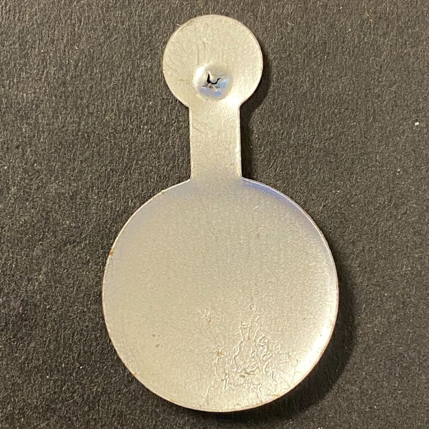 "We Give the United Way" Steel Fold Over Pin c1952-60's VGC 3/4" Green Duck