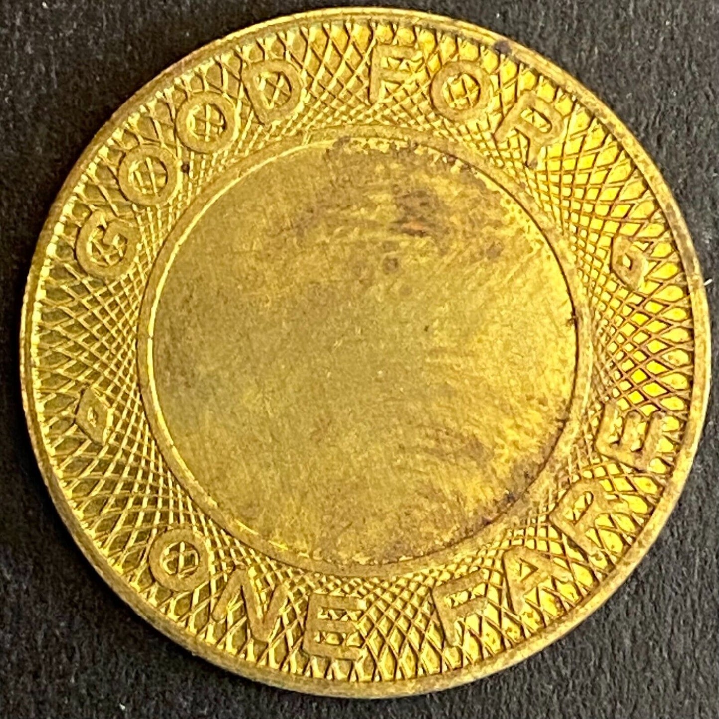 Decatur Public Transit Illinois G/F One Fare Transit Token 23mm