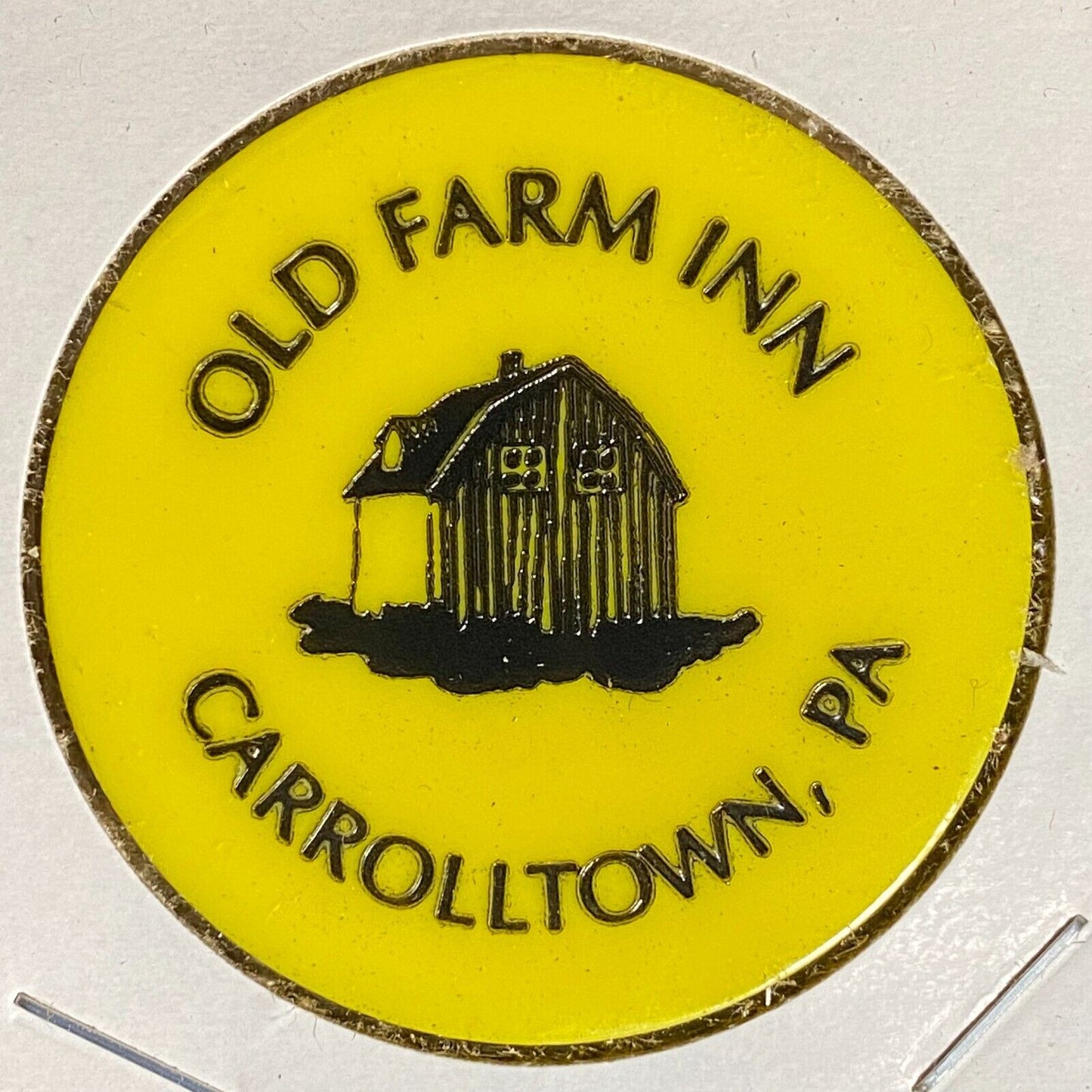 Carrolltown, PA Old Farm Inn Plastic Token G/F One 12oz Can Beer