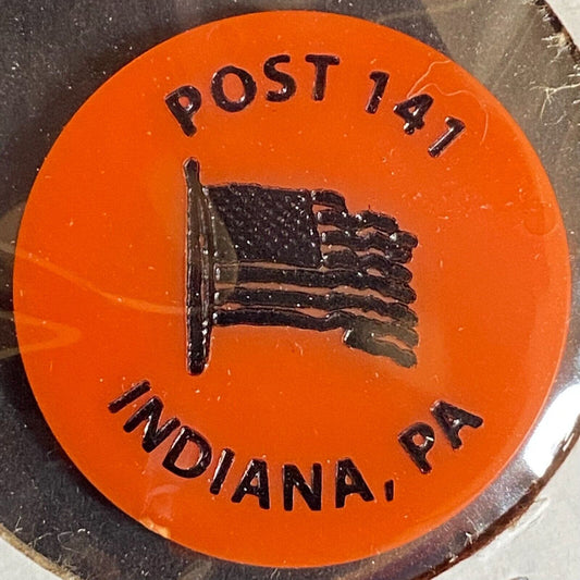 Indiana, PA American Legion Post 141 c1970's-80's Plastic "Mug" Token