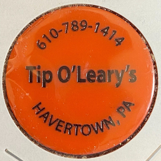 Havertown, PA Top O'Leary's Plastic c2009 "G/F One Well Drink" Token