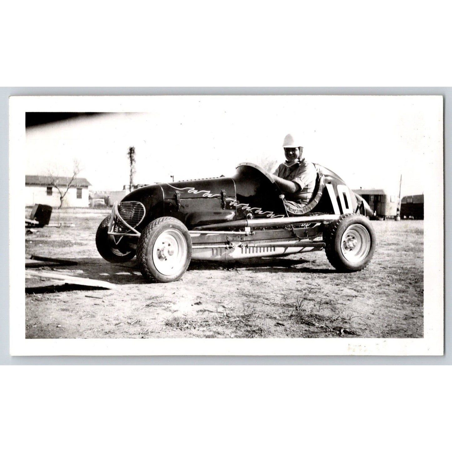 10 Race Car Photos c1948-52 Car # 10 Driver? Uncle Tom's Trailer City