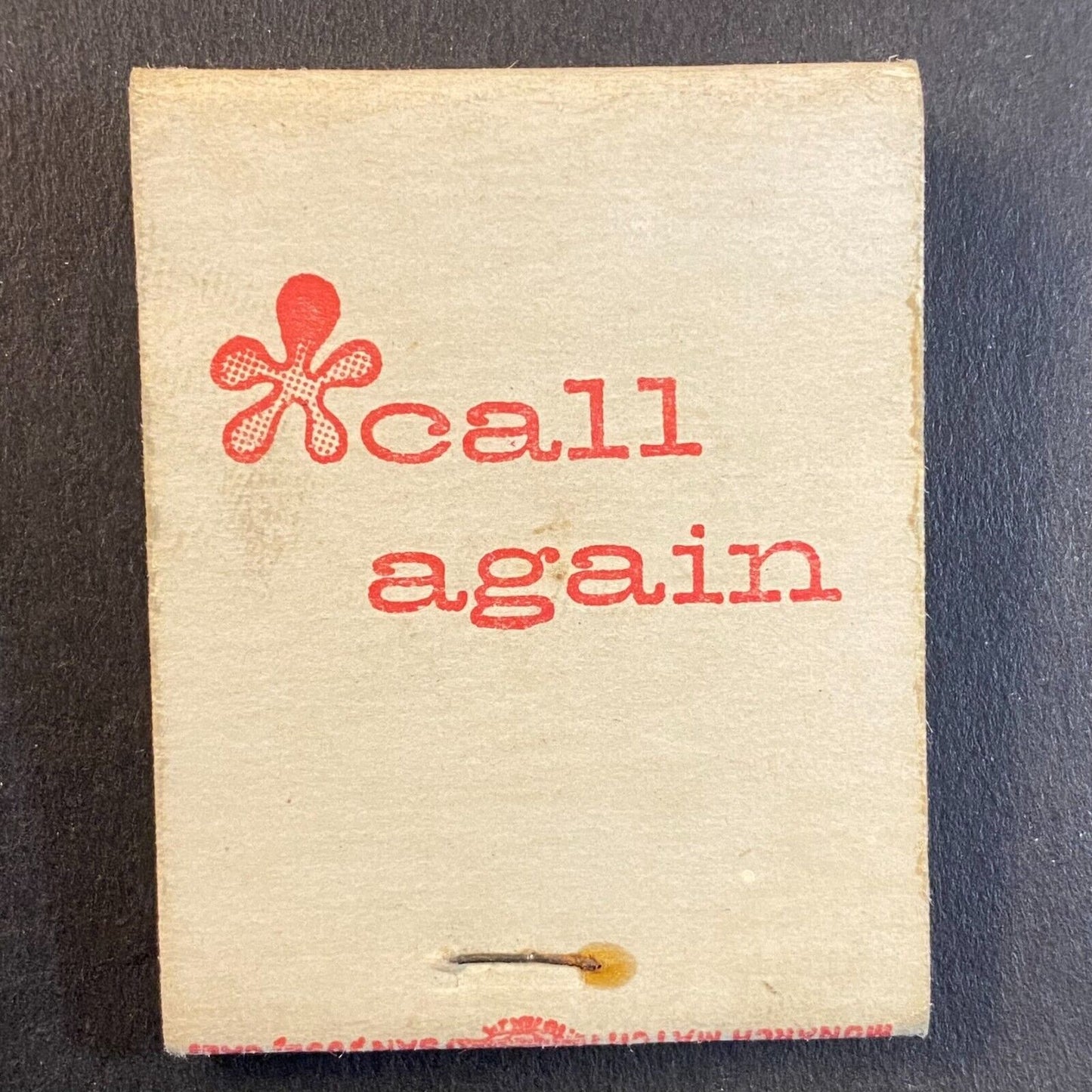 Monarch Match Co. Generic "Thank you" Full Matchbook c1960's-73