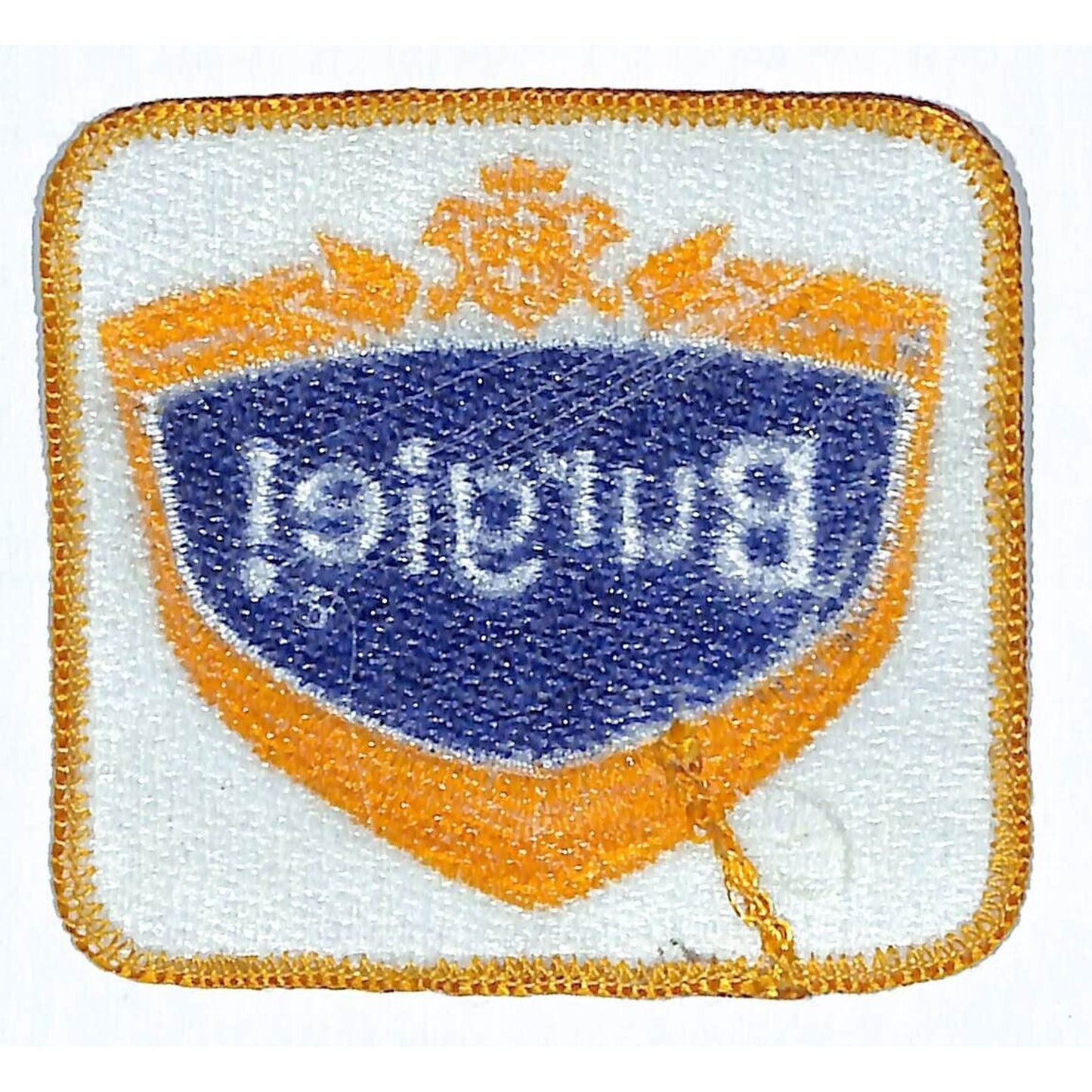 Burgie! Beer Patch Vintage Embroidered 3" x 3 1/4" VGC NOS c1975-85