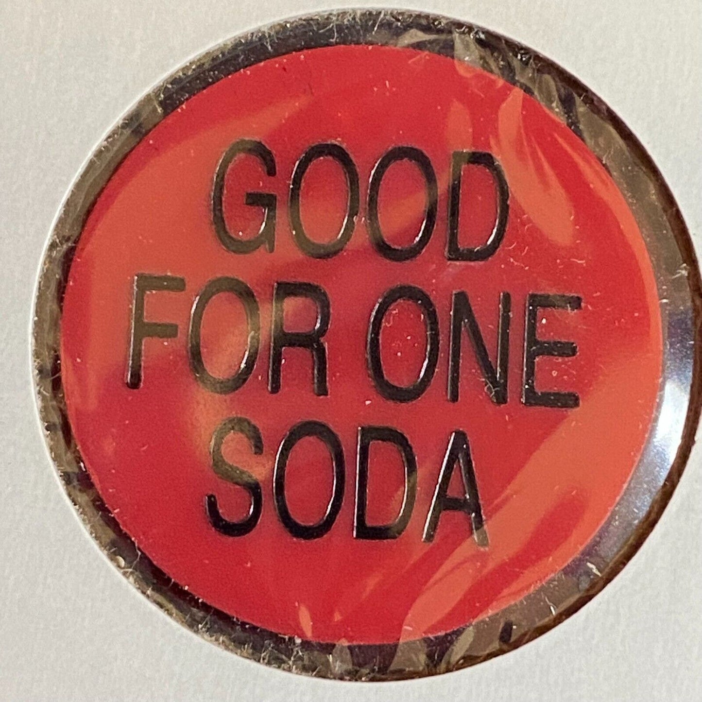 Hanover, PA F.O.E. 1406 c1970's-80's Plastic "Good For One Soda" Token Eagle