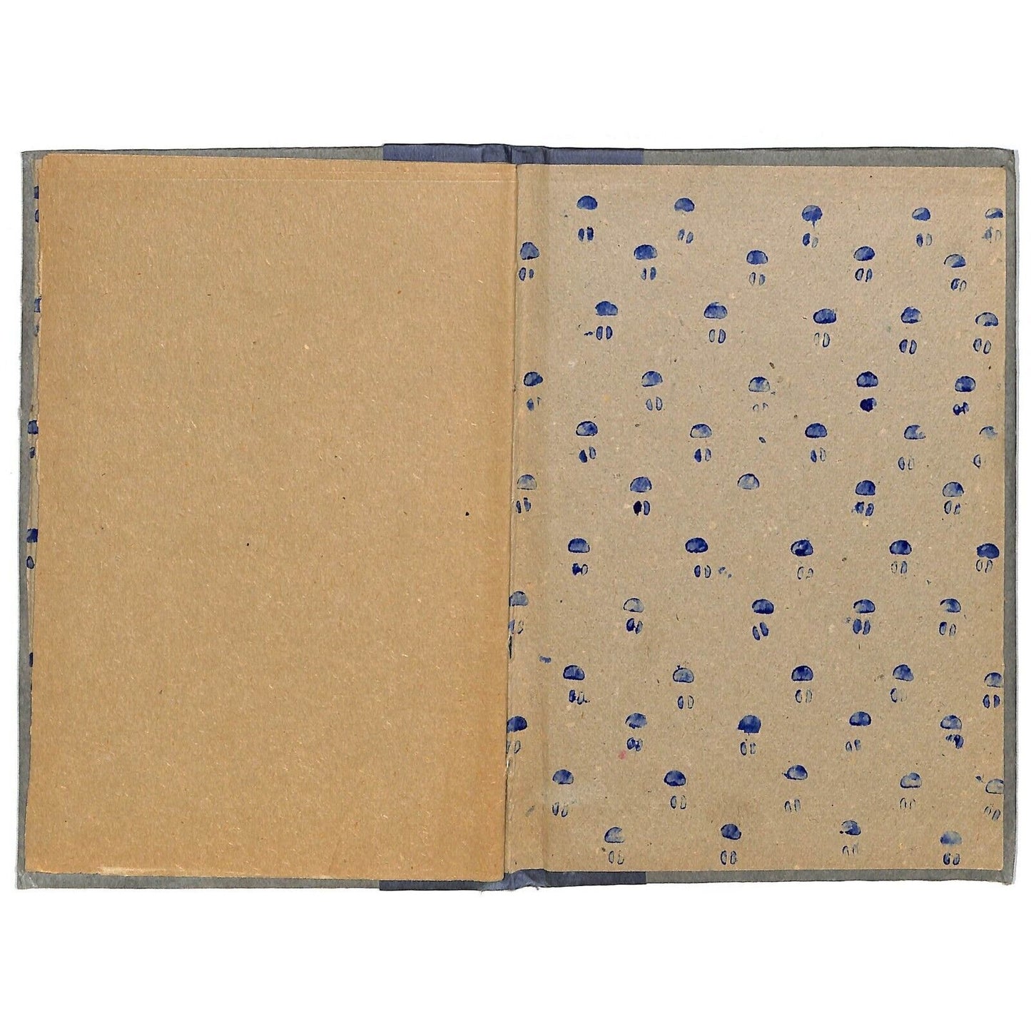 c1920's-40's Empty Note / Sketch Book w/ Drawn On ? Art on Hard Cover 5.25" x 8"