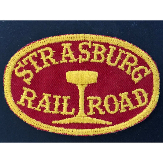 c1970-80's Vintage Machine Stitched Embroidered Patch - Strasburg Railroad