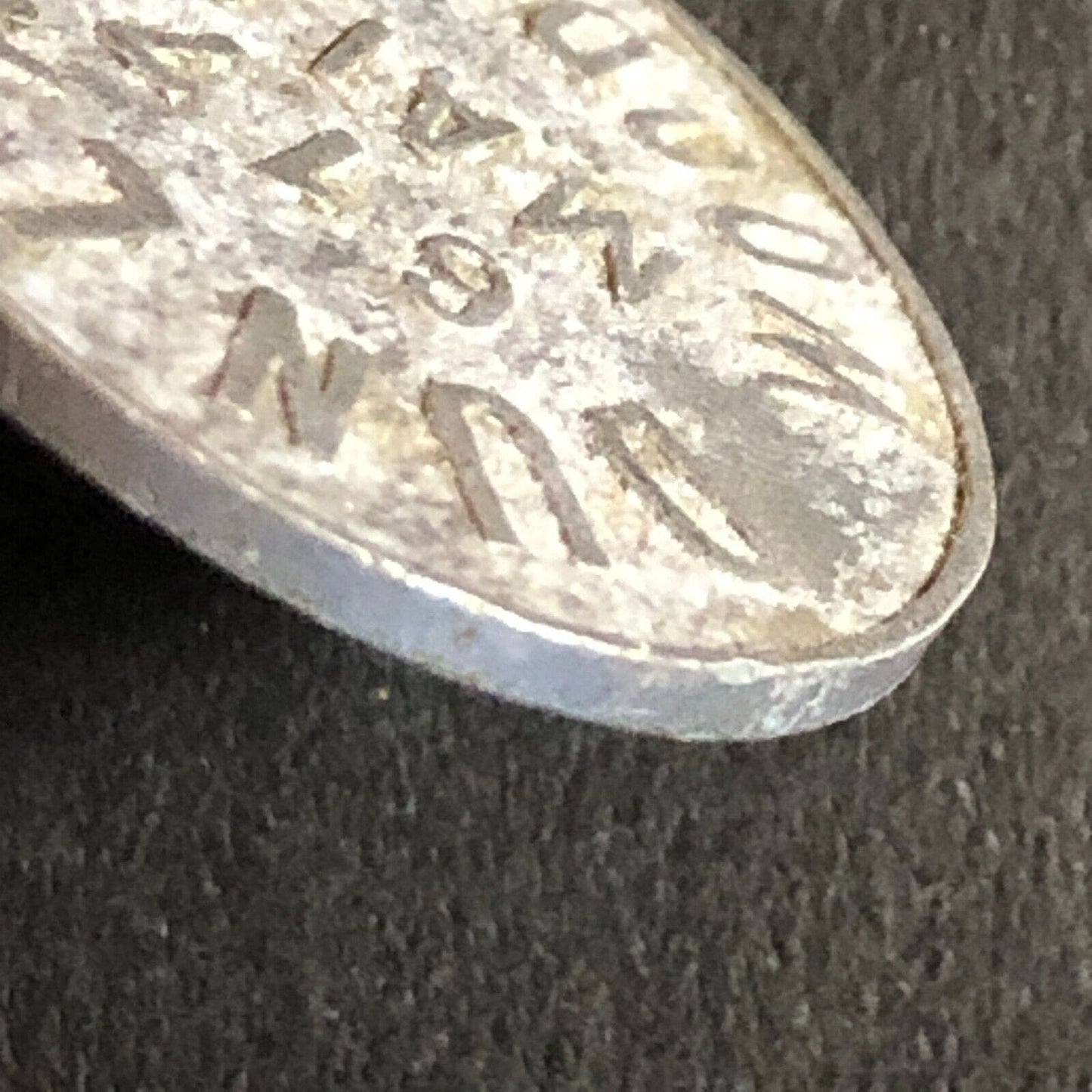 Dunlap (Charles / Cigars) c1920's - G/F 10c Alum Trade Token 21mm Woodland CA