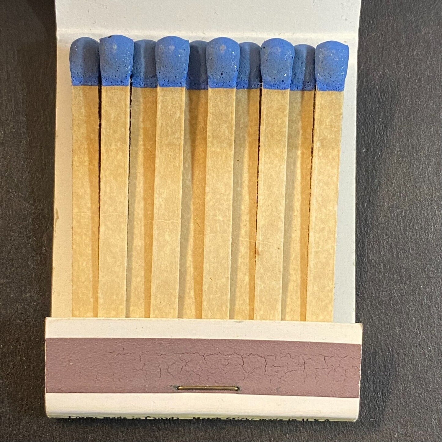 Hepburn Motor Court Calgary, Canada Full Matchbook c1960's-73 VGC