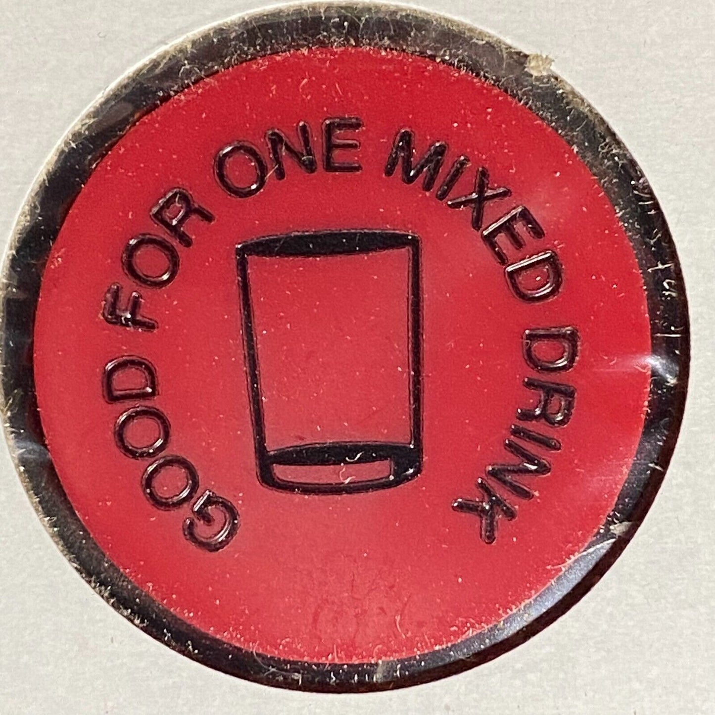 Broad Top, PA F.O.E. Aerie 4426 Plastic Drink Token G/F One Mixed Drink