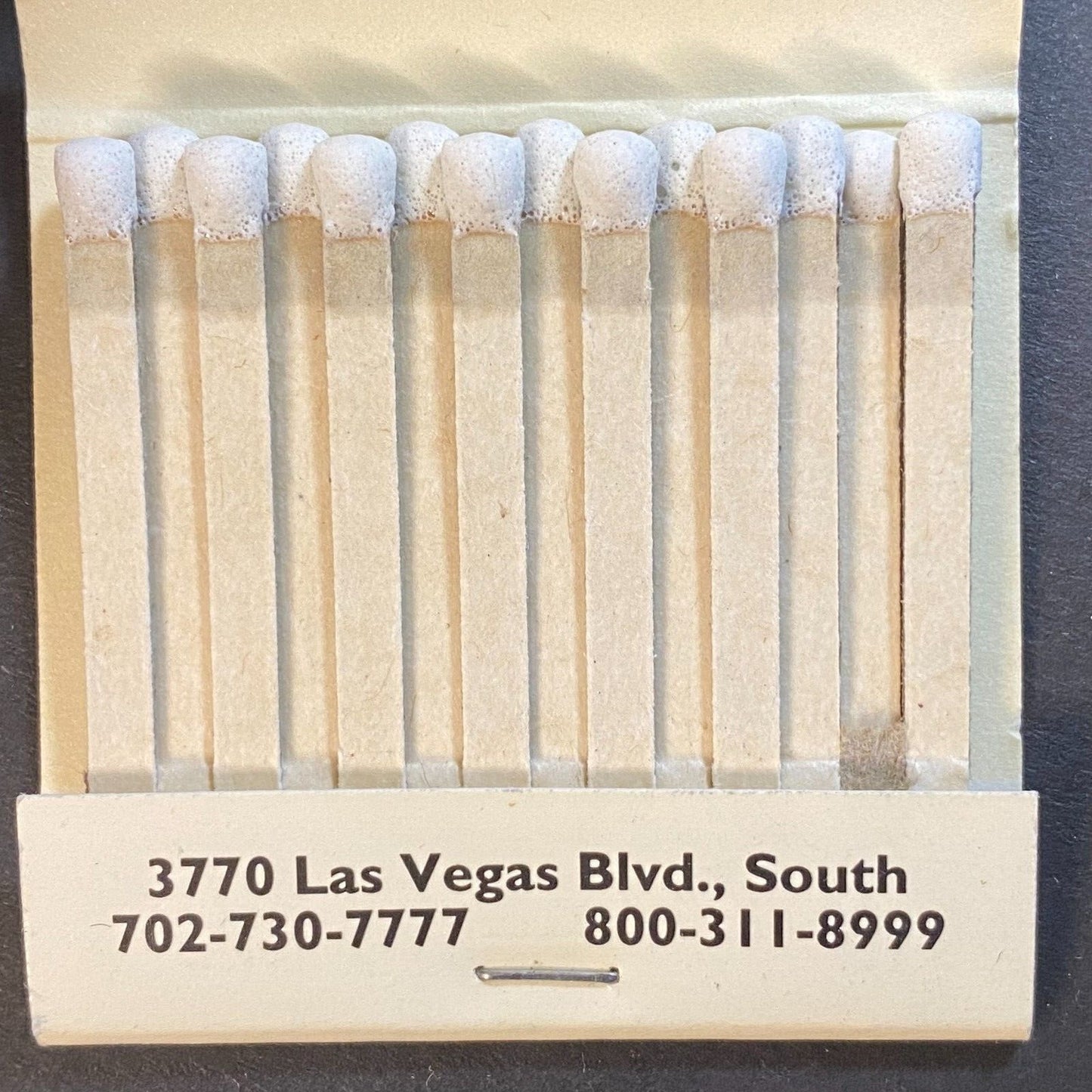 Monte Carlo Resort Casino Las Vegas Near Full (-1) Matchbook c1974-80's Top Hat