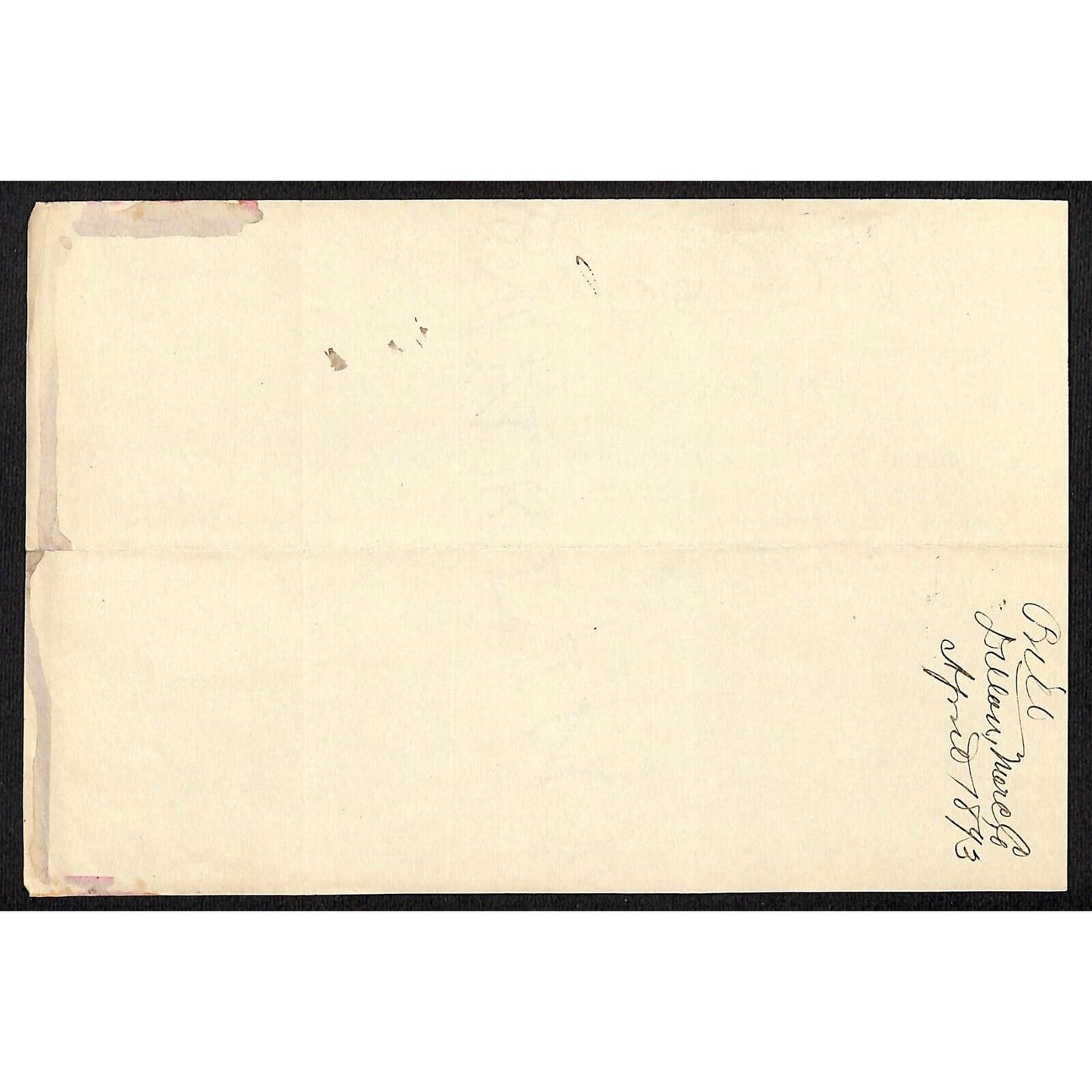 Dillon MT Dillon Mercantile Co. John T. Yoe Apr. 1893 Billhead R.C. Halliday*