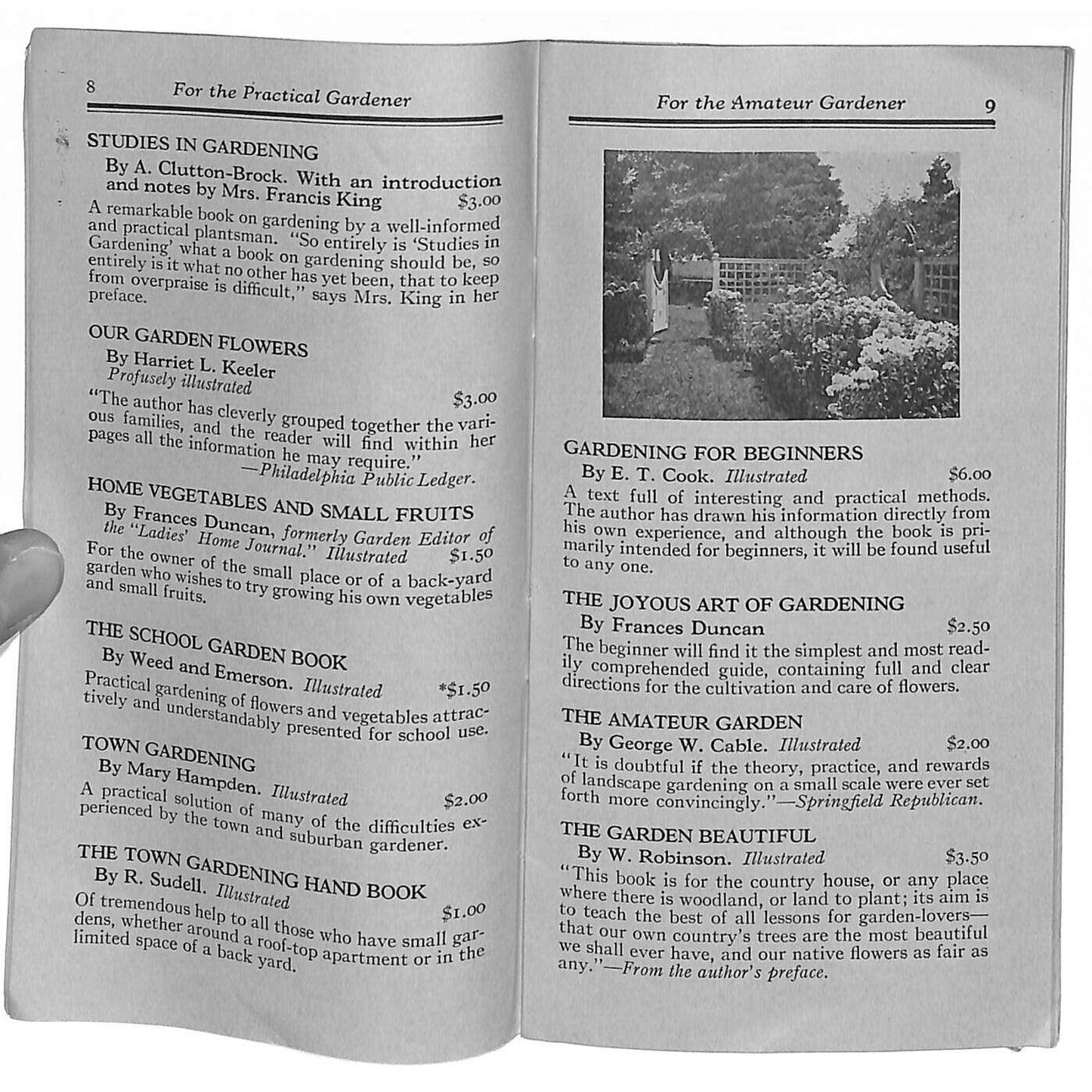 c1925-35 Charles Scribner's Sons "Nature and Outdoor Books" Catalog 32pp Scarce